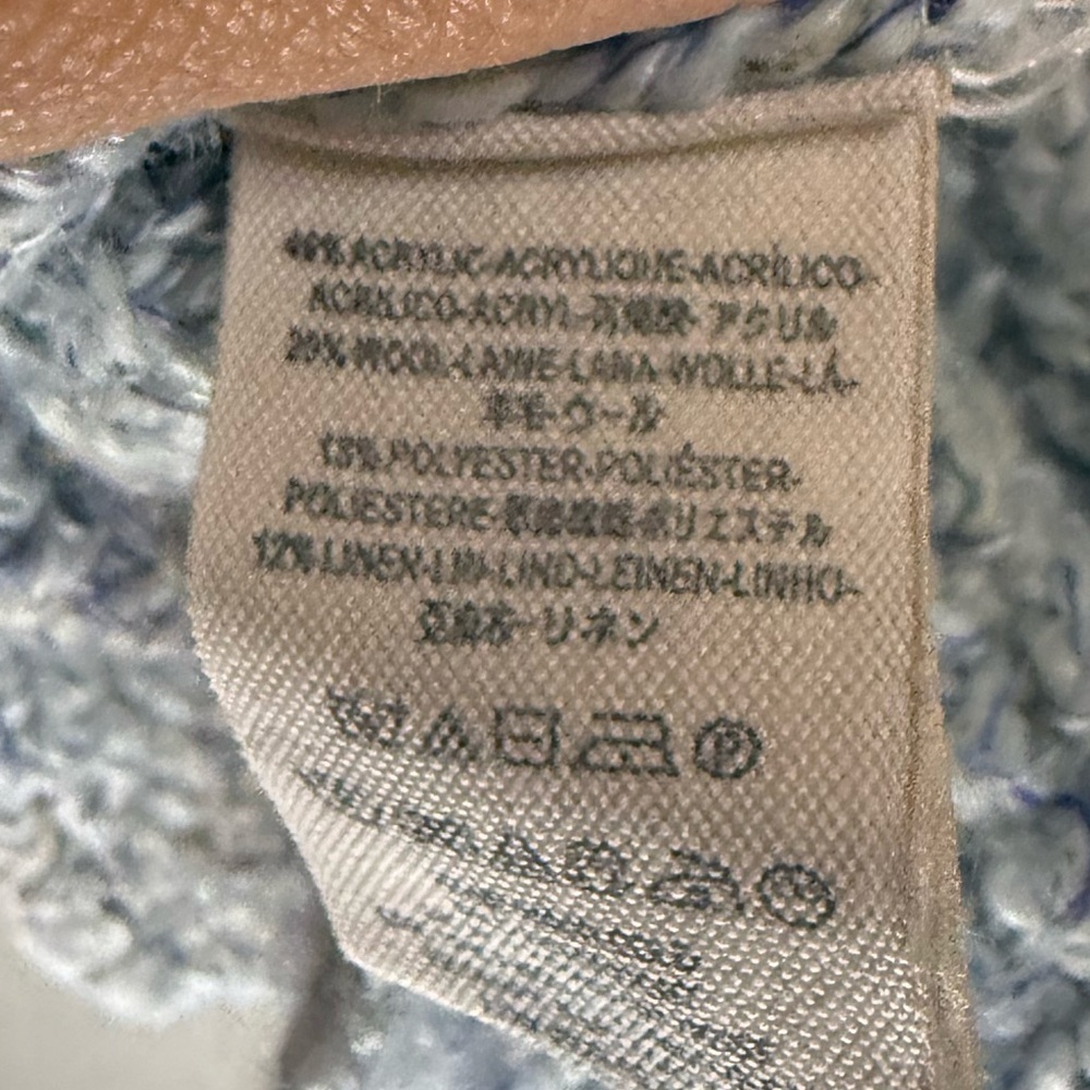 Free People Dylan Tweedy Pullover 
Heathered blue grey Size XL wool - Picture 8 of 9